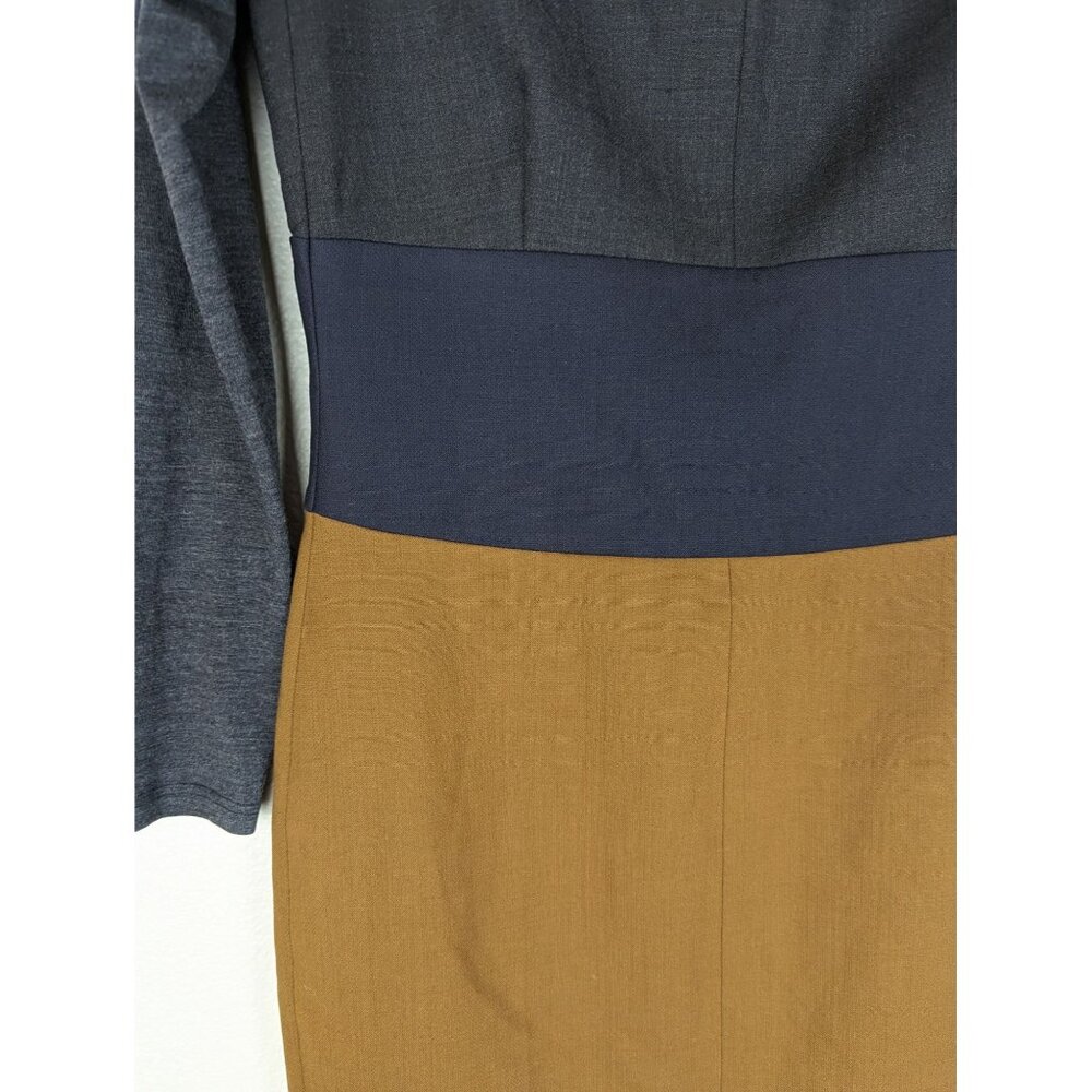 MaxMara Gray and Brown Mini Dress - Picture 4 of 15